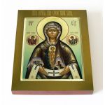 Албазинская икона Божией Матери "Слово плоть бысть", печать на доске13*16,5 см - Иконы оптом