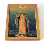 Благоверный князь Мстислав Храбрый, икона на доске 13*16,5 см - Иконы оптом