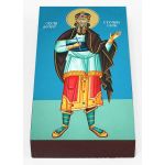 Блаженный Стефан Сербский, король, икона на доске 7*13 см - Иконы оптом