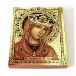 Андрониковская икона Божией Матери, печать на доске 13*16,5 см - Иконы оптом