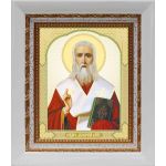 Апостол от 70-ти священномученик Дионисий Ареопагит, икона в белом киоте 14,5*16,5 см - Иконы оптом