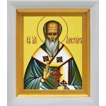 Апостол от 70-ти Аристарх Апамейский, икона в белом киоте 14,5*16,5 см - Иконы оптом