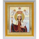 Великомученица Параскева Пятница, икона в белом киоте 19*22 см - Иконы оптом