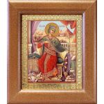 Великомученица Екатерина Александрийская (лик № 054), икона в широкой рамке 14,5*16,5 см - Иконы оптом