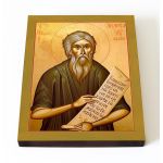 Блаженный Андрей Константинопольский, Христа ради юродивый, икона на доске 13*16,5 см - Иконы оптом