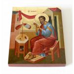 Апостол Матфей, евангелист, икона на доске 8*10 см - Иконы оптом