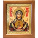 Икона Божией Матери "Знамение" Верхнетагильская, широкая рамка 19*22,5 см - Иконы оптом