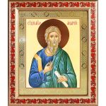 Апостол Андрей Первозванный, икона в рамке с узором 19*22,5 см - Иконы оптом