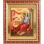 Апостол Матфей, евангелист, икона в рамке с узором 19*22,5 см - Иконы оптом