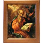 Апостол и евангелист Иоанн Богослов, икона в широкой рамке 19*22,5 см - Иконы оптом