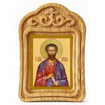 Апостол от 70-ти Артема Листрийский, епископ, икона в резной деревянной рамке - Иконы оптом