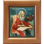Апостол и евангелист Иоанн Богослов, икона в широкой рамке 14,5*16,5 см - Иконы оптом