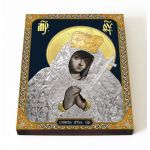 Бучинская икона Божией Матери, печать на доске 13*16,5 см - Иконы оптом