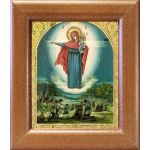 Августовская икона Божией Матери, 1914 г, в широкой рамке 14,5*16,5 см - Иконы оптом