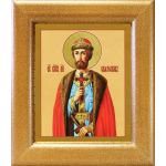 Благоверный князь Святослав Всеволодович, икона в широкой рамке 14,5*16,5 см - Иконы оптом