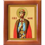 Благоверный князь Святослав Всеволодович, икона в деревянной рамке 12,5*14,5 см - Иконы оптом