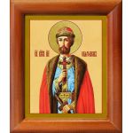 Благоверный князь Святослав Всеволодович, икона в деревянной рамке 8*9,5 см - Иконы оптом