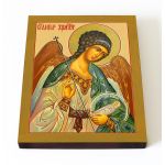Ангел Хранитель (лик № 110), икона на доске 13*16,5 см - Иконы оптом