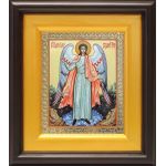Ангел Хранитель ростовой, икона в широком киоте 16,5*18,5 см - Иконы оптом