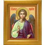 Ангел Хранитель (лик № 219), икона в широкой рамке 19*22,5 см - Иконы оптом