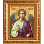 Ангел Хранитель (лик № 219), икона в рамке с узором 19*22,5 см - Иконы оптом