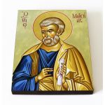 Апостол Матфий, икона на доске 8*10 см - Иконы оптом