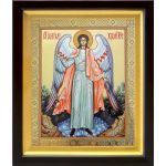 Ангел Хранитель ростовой, икона в киоте 19*22,5 см - Иконы оптом