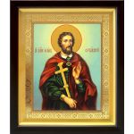 Великомученик Иоанн Новый Сочавский, икона в киоте 19*22,5 см - Иконы оптом