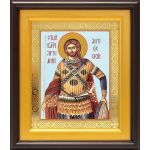 Великомученик Артемий Антиохийский, икона в широком киоте 21,5*25 см - Иконы оптом