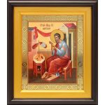 Апостол Матфей, евангелист, икона в широком киоте 21,5*25 см - Иконы оптом