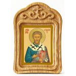 Апостол от 70-ти Стахий, епископ Византийский, икона в резной деревянной рамке - Иконы оптом