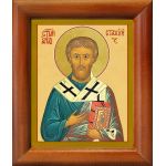 Апостол от 70-ти Стахий, епископ Византийский, икона в деревянной рамке 8*9,5 см - Иконы оптом