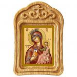 Икона Божией Матери "Тучная Гора", в резной деревянной рамке - Иконы оптом