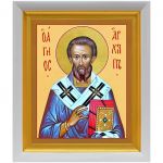 Апостол от 70-ти Архипп, епископ Колосский, икона в белом киоте 19*22,5 см - Иконы оптом
