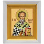Апостол от 70-ти Иродион (Родион), епископ Патрасский, икона в белом киоте 14,5*16,5 см - Иконы оптом