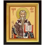 Священномученик Власий, епископ Севастийский, икона в деревянном киоте 19*22,5 см - Иконы оптом