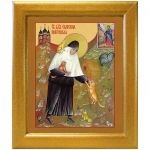 Блаженная Екатерина (Малков-Панина) Пюхтицкая, Христа ради юродивая, икона в широкой рамке 19*22,5 см - Иконы оптом