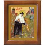 Блаженная Екатерина (Малков-Панина) Пюхтицкая, Христа ради юродивая, икона в деревянной рамке 12,5*14,5 см - Иконы оптом