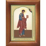 Апостол от 70-ти Лука Евангелист, иконописец, икона в рамке 7,5*10 см - Иконы оптом