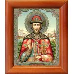 Благоверный князь Димитрий Донской, икона в рамке 8*9,5 см - Иконы оптом