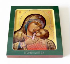 Горбаневская икона Божией Матери, печать на доске 14,5*16,5 см - Иконы оптом