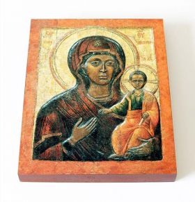 Влахернская икона Божией Матери, печать на доске 13*16,5 см - Иконы оптом