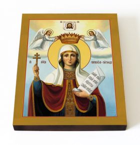 Великомученица Параскева Пятница, икона на доске 13*16,5 см - Иконы оптом