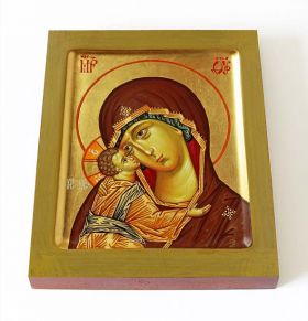 Игоревская икона Божией Матери, печать на доске 13*16,5 см - Иконы оптом