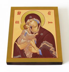 Донская икона Божией Матери, печать на доске 13*16,5 см - Иконы оптом