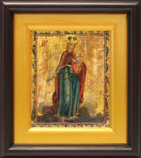Икона Божией Матери "Благодатное небо", широкий киот 16,5*18,5 см - Иконы оптом