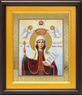 Великомученица Параскева Пятница, икона в широком киоте 21,5*25 см - Иконы оптом