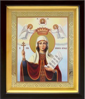 Великомученица Параскева Пятница, икона в киоте 19*22,5 см - Иконы оптом
