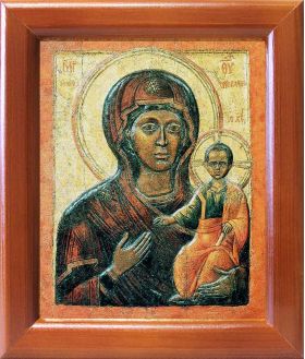 Влахернская икона Божией Матери, рамка 12,5*14,5 см - Иконы оптом
