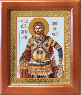 Великомученик Артемий Антиохийский, икона в рамке 12,5*14,5 см - Иконы оптом